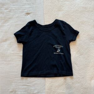 Brandy Melville Black Short Sleeve Tee